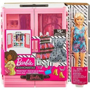Barbie Ultimate Closet Doll And Accessory Playset Fun Fashion Gift For Girls